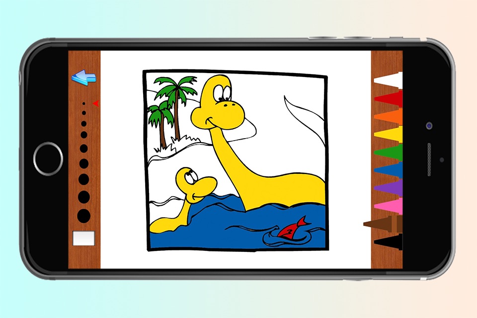 Dinosaur Coloring Book Game for Kids Free screenshot 3