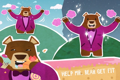 Mr. Bear Candy World Free screenshot 2