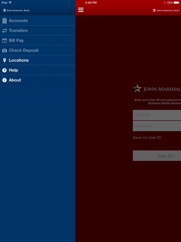 JMB Business Mobile for iPad screenshot 2