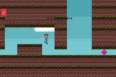 Blocky Runner Bro 3D - Fun Run screenshot 2