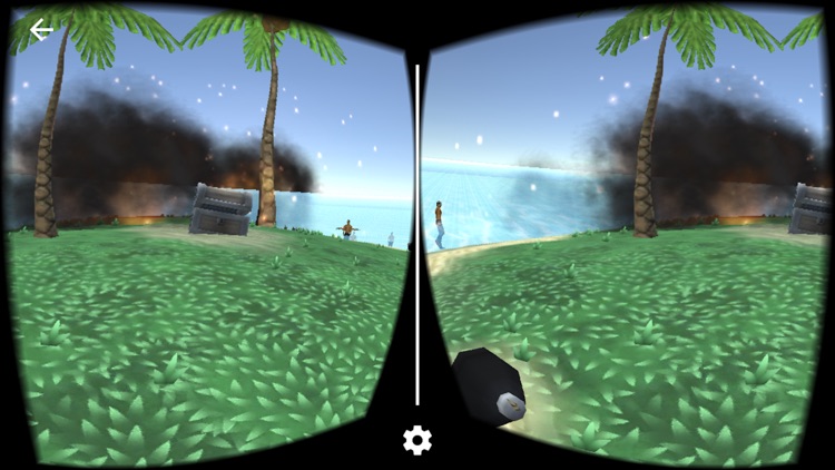 VR Desert Island for Google CardBoard