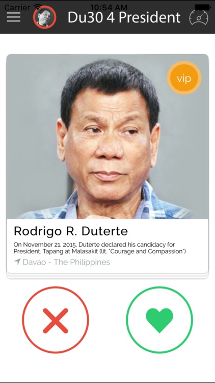 Du30 4 President