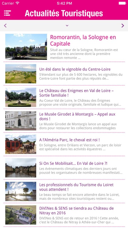 Val de Loire – Actualités, Tourisme, Loisirs, Châteaux, Gastronomie, Évènements, Sorties… screenshot-3