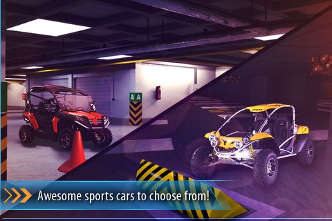Multi Level Buggy 3D Parking Simulator - Monster Car Driving School Test screenshot 4