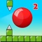 Red Bounce Ball Dash 2