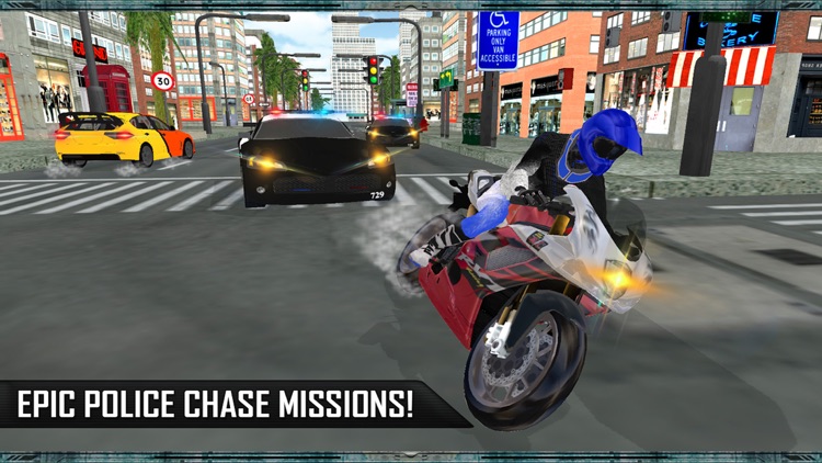 Crime City Police Car Chase: Auto Theft & Real Action Shooting Game