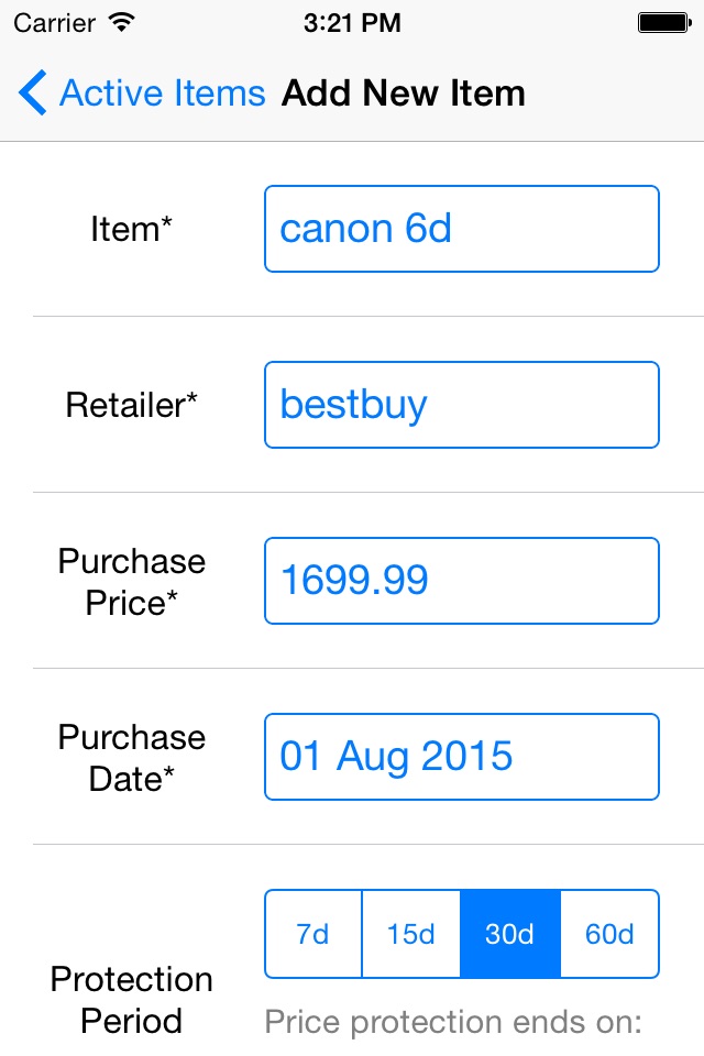 Price Protection - Help you save the money screenshot 3