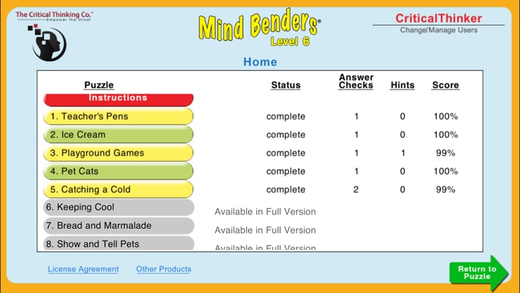 Mind Benders® Level 6 (Free) screenshot-4