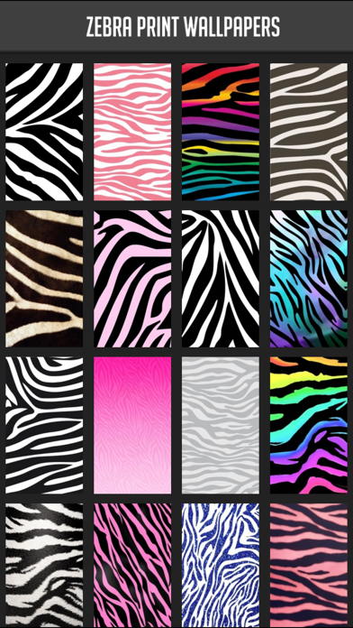 How to cancel & delete Zebra Print Wallpapers from iphone & ipad 1