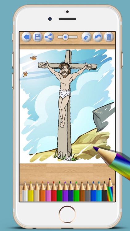 Children's Bible coloring book - Paint drawings screenshot-3