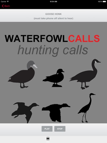Waterfowl Hunting Calls - The Ultimate Waterfowl Hunting Calls App For Ducks, Geese & Sandhill Cranes & BLUETOOTH COMPATIBLE screenshot 4