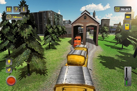 Subway Train Simulator 3D – Steam Locomotive Simulation for Passenger Transport screenshot 2