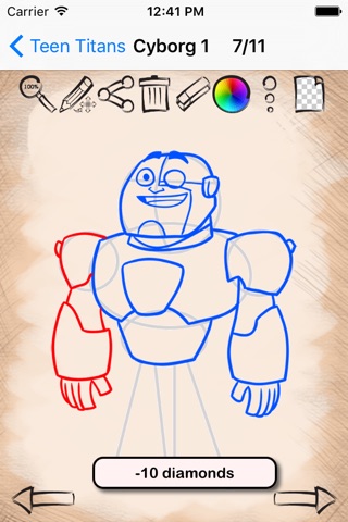 Art of Draw for Teen Titans screenshot 3