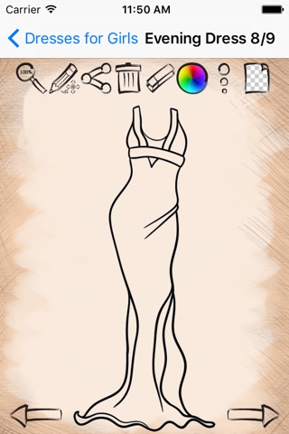 Easy Draw Dresses For Princess screenshot 4