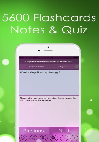 Cognitive Psychology: 5600 Flashcards study Notes & Quiz screenshot 4