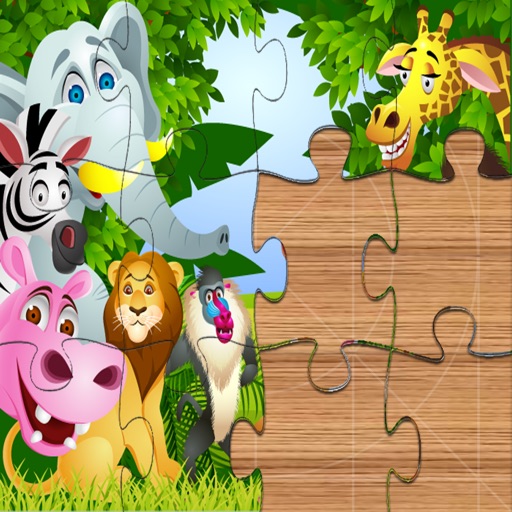 Animals Jigsaw Puzzle Free For Kids - Learning and Practice Best Brain Preschool Fun Games icon