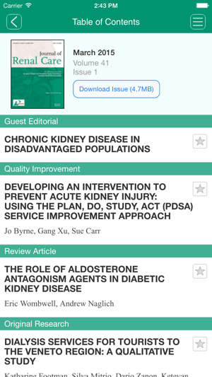 Journal of Renal Care(圖3)-速報App