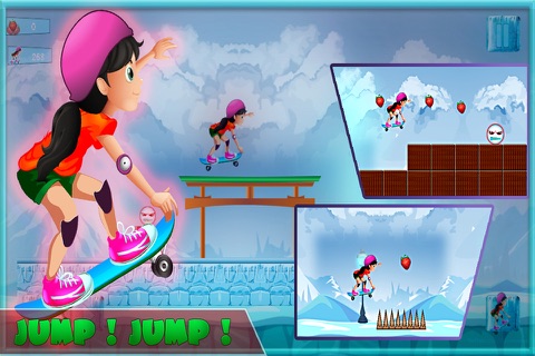 Stunt Girl: Ride on Extreme Skateboard screenshot 3
