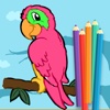 Birds Coloring Book - Animal Learning for Kids