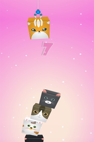 Kitty Cat Block Tower Build Game screenshot 2