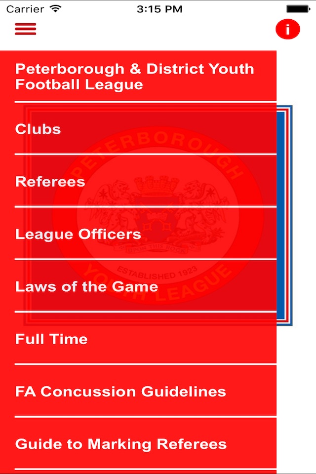 Peterborough & District Youth Football League screenshot 2