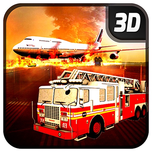 Airport Plane Rescue 3D : Drive the Ambulance and Fire Truck Icon