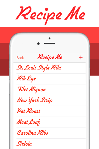 Recipe Me - Pocket Cookbook screenshot 2