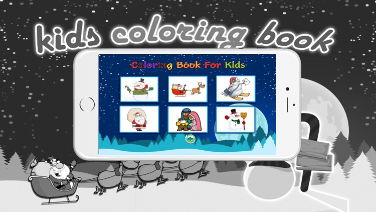 Coloring books (Christmas) : Coloring Pages & Learning Educational Games For Kids Free!