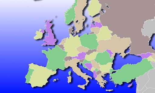 Europe Map Quiz iOS App