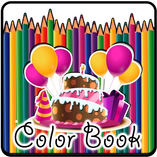 Coloring book (Cake) : Coloring Pages & Learning Educational Games For Kids Free! iOS App