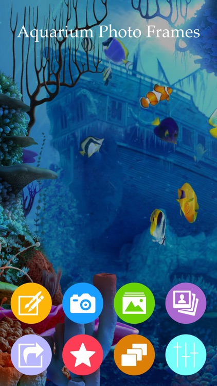 Aquarium Photo Frames & Photo Editor