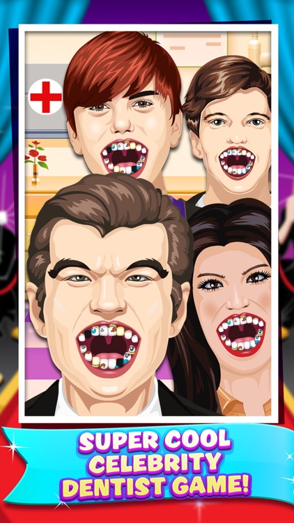 Celebrity Dentist Doctor Salon Kids Game Free screenshot-3