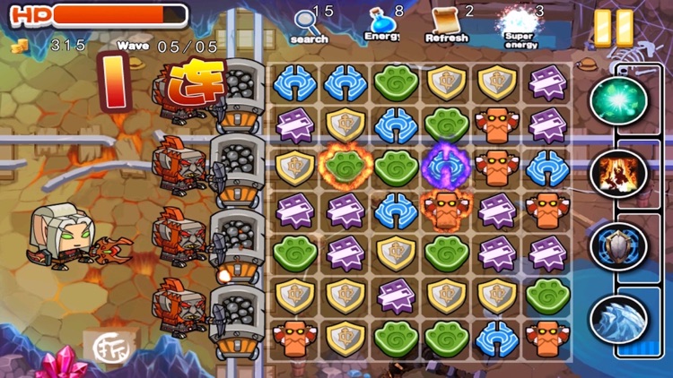 Gems Blast:Free fun action diamond match games screenshot-3