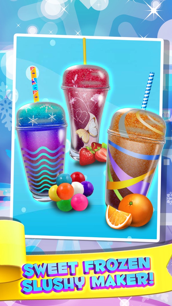 【图】Dessert Slushy Maker Food Cooking Game – make candy drink for ice cream soda making salon!(截图1)