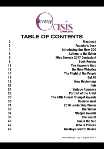 Oasis Montage Magazine screenshot 4