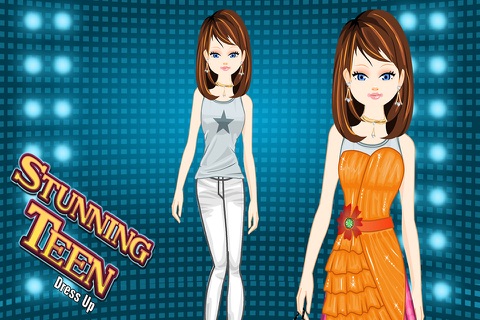Stunning Teen Doll Dress Up screenshot 2