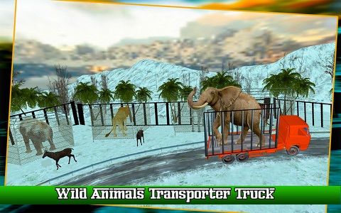 Offroad animal Transporter Truck Simulator 2016 screenshot 3