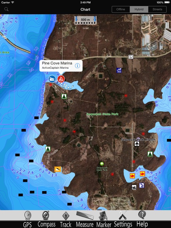 Toledo Bend Nautical Chart Pro