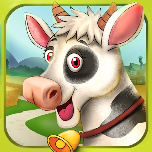 Village Farm Animals Kids Game - Children Loves Cat, Cow, Sheep, Horse ...