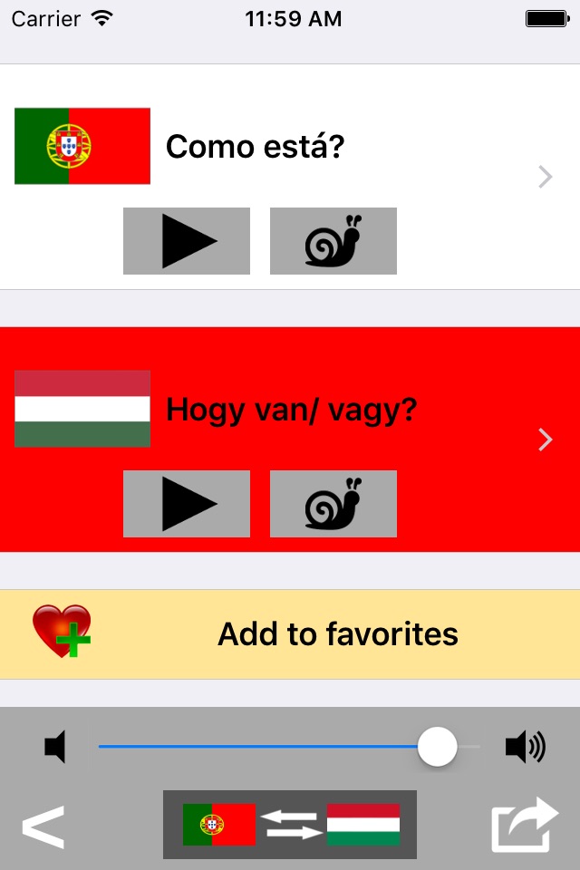 Magyar / Portugál kifejezéstár - Portuguese / Hungarian phrasebook - Multiphrasebook screenshot 3