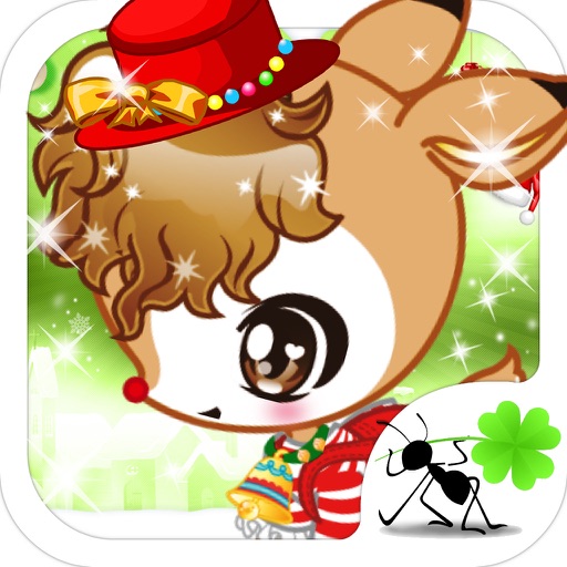 圣诞小鹿 - 宠物玩伴，礼物多多，女孩子的小游戏 icon