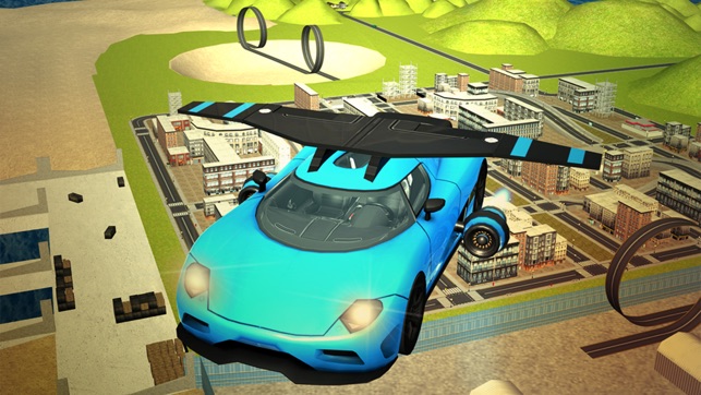 Flying Sport Car Extreme Real Racing 3d simulator(圖3)-速報App