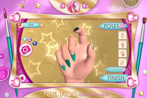 Nail Polish Games For Girls: Do Your Own Nail Art Designs in Fancy Manicure Salon screenshot 2