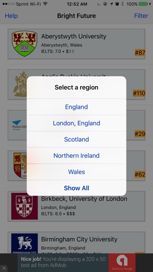 Bright Future - UK College Finder(圖4)-速報App