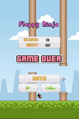 Flappy Returns as Ninja screenshot 3