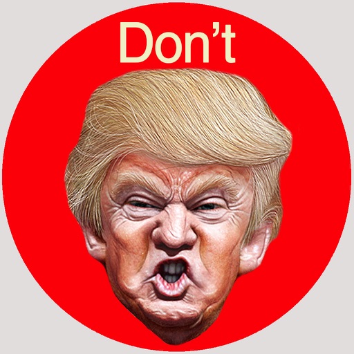 Don't Tap Grumpy Trump Icon