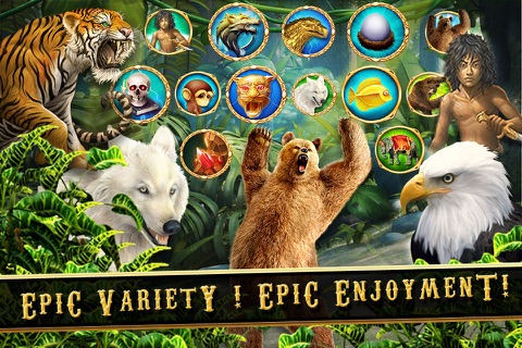 Brown Bear Attack Slots - Amazon Jungle Super 7 Roll the Dice Platinum Casino screenshot 3