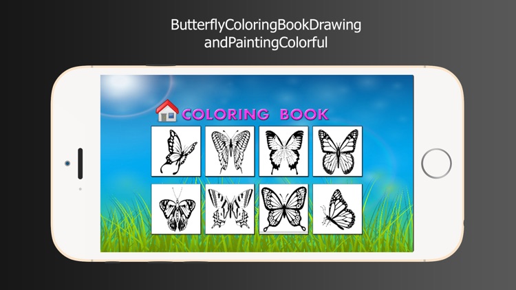 Butterfly Coloring Book Drawing and Painting Colorful