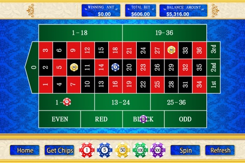 A Aces European Casino Roulette Parlay screenshot 2