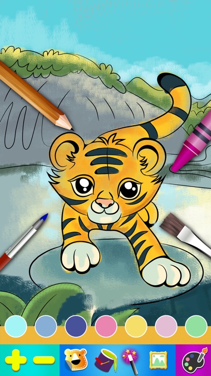 Color Books - The best coloring and drawing animal app for kid